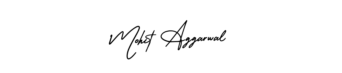 You should practise on your own different ways (AmerikaSignatureDemo-Regular) to write your name (Mohit Aggarwal) in signature. don't let someone else do it for you. Mohit Aggarwal signature style 3 images and pictures png