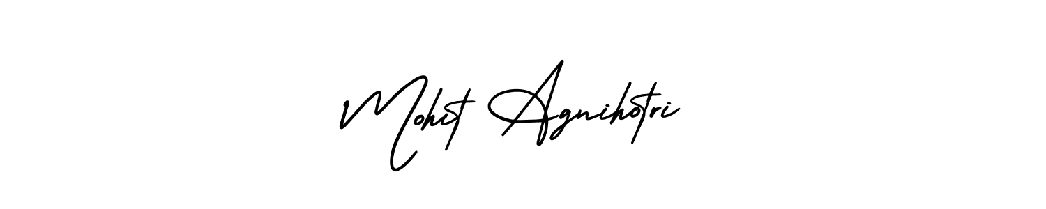 Also we have Mohit Agnihotri name is the best signature style. Create professional handwritten signature collection using AmerikaSignatureDemo-Regular autograph style. Mohit Agnihotri signature style 3 images and pictures png