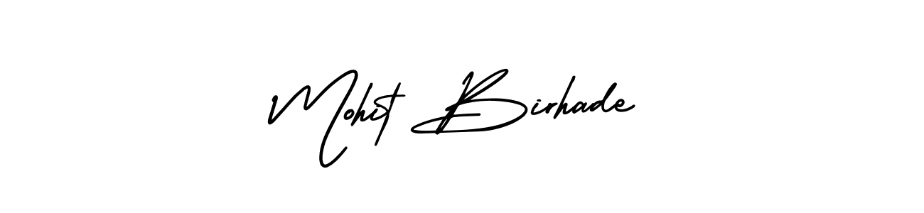 Make a beautiful signature design for name Mohit Birhade. Use this online signature maker to create a handwritten signature for free. Mohit Birhade signature style 3 images and pictures png
