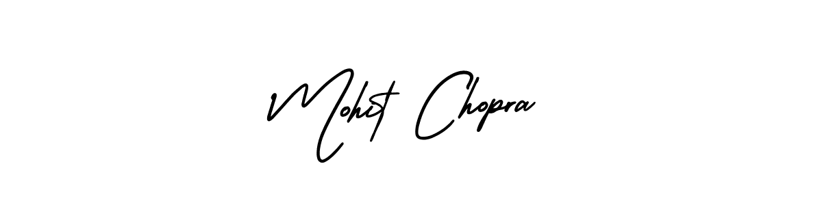 You should practise on your own different ways (AmerikaSignatureDemo-Regular) to write your name (Mohit Chopra) in signature. don't let someone else do it for you. Mohit Chopra signature style 3 images and pictures png