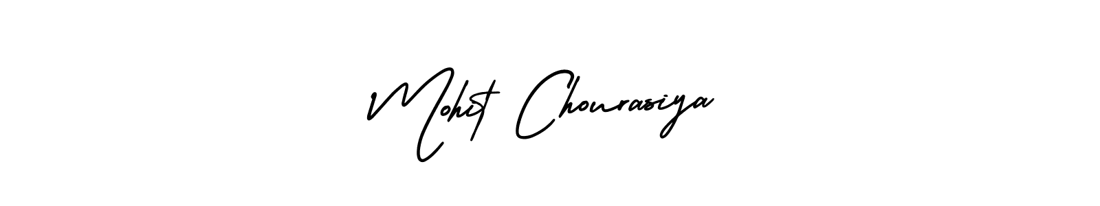 How to make Mohit Chourasiya name signature. Use AmerikaSignatureDemo-Regular style for creating short signs online. This is the latest handwritten sign. Mohit Chourasiya signature style 3 images and pictures png