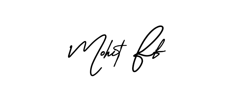 Make a beautiful signature design for name Mohit Ff. With this signature (AmerikaSignatureDemo-Regular) style, you can create a handwritten signature for free. Mohit Ff signature style 3 images and pictures png