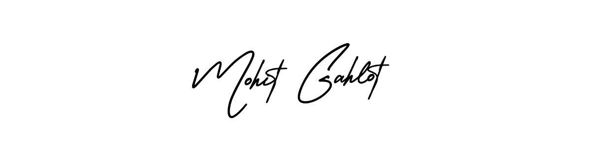 Mohit Gahlot stylish signature style. Best Handwritten Sign (AmerikaSignatureDemo-Regular) for my name. Handwritten Signature Collection Ideas for my name Mohit Gahlot. Mohit Gahlot signature style 3 images and pictures png