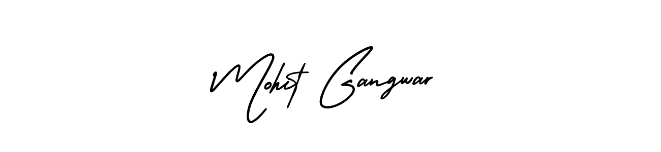 Make a beautiful signature design for name Mohit Gangwar. Use this online signature maker to create a handwritten signature for free. Mohit Gangwar signature style 3 images and pictures png