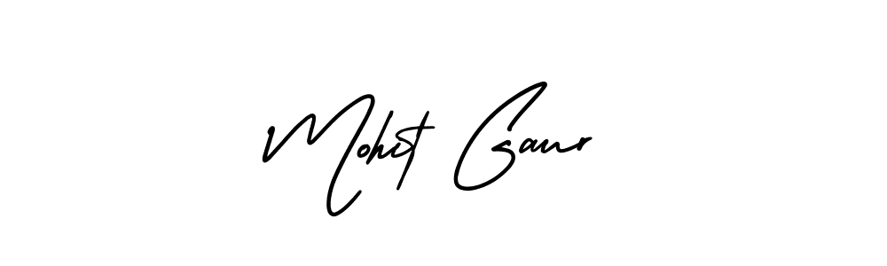 How to make Mohit Gaur signature? AmerikaSignatureDemo-Regular is a professional autograph style. Create handwritten signature for Mohit Gaur name. Mohit Gaur signature style 3 images and pictures png