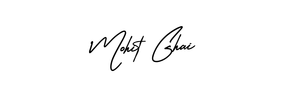 You should practise on your own different ways (AmerikaSignatureDemo-Regular) to write your name (Mohit Ghai) in signature. don't let someone else do it for you. Mohit Ghai signature style 3 images and pictures png