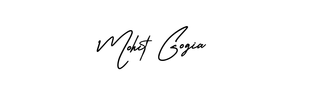 How to Draw Mohit Gogia signature style? AmerikaSignatureDemo-Regular is a latest design signature styles for name Mohit Gogia. Mohit Gogia signature style 3 images and pictures png