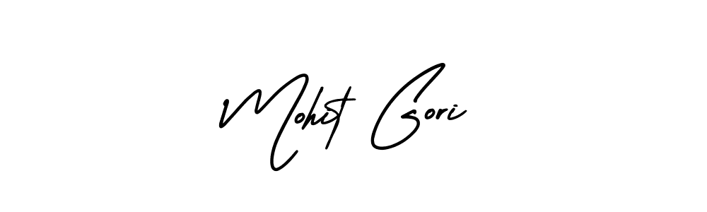 How to Draw Mohit Gori signature style? AmerikaSignatureDemo-Regular is a latest design signature styles for name Mohit Gori. Mohit Gori signature style 3 images and pictures png