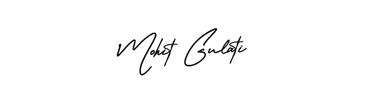 Design your own signature with our free online signature maker. With this signature software, you can create a handwritten (AmerikaSignatureDemo-Regular) signature for name Mohit Gulati. Mohit Gulati signature style 3 images and pictures png