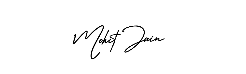 How to Draw Mohit Jain signature style? AmerikaSignatureDemo-Regular is a latest design signature styles for name Mohit Jain. Mohit Jain signature style 3 images and pictures png