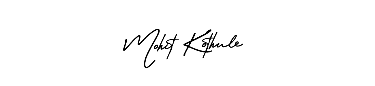 It looks lik you need a new signature style for name Mohit Kothule. Design unique handwritten (AmerikaSignatureDemo-Regular) signature with our free signature maker in just a few clicks. Mohit Kothule signature style 3 images and pictures png