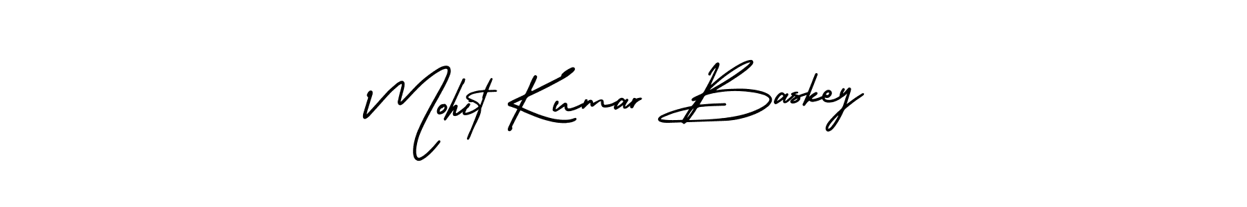 Also You can easily find your signature by using the search form. We will create Mohit Kumar Baskey name handwritten signature images for you free of cost using AmerikaSignatureDemo-Regular sign style. Mohit Kumar Baskey signature style 3 images and pictures png