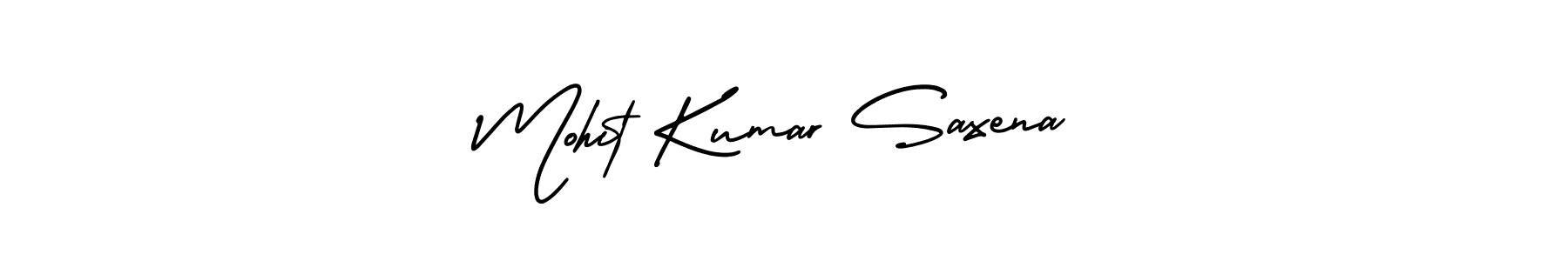 How to make Mohit Kumar Saxena name signature. Use AmerikaSignatureDemo-Regular style for creating short signs online. This is the latest handwritten sign. Mohit Kumar Saxena signature style 3 images and pictures png