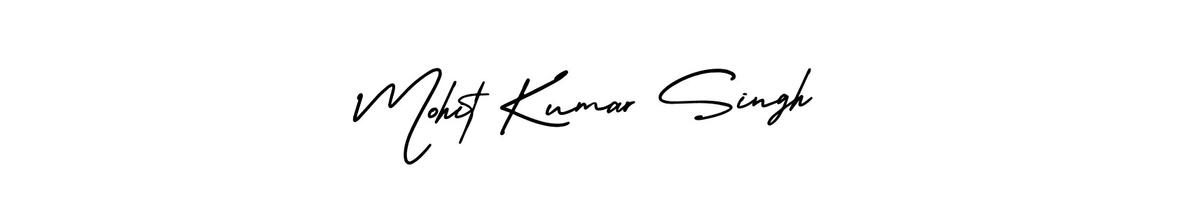 How to make Mohit Kumar Singh name signature. Use AmerikaSignatureDemo-Regular style for creating short signs online. This is the latest handwritten sign. Mohit Kumar Singh signature style 3 images and pictures png