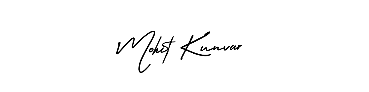 How to Draw Mohit Kunvar signature style? AmerikaSignatureDemo-Regular is a latest design signature styles for name Mohit Kunvar. Mohit Kunvar signature style 3 images and pictures png