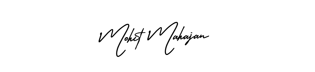 Make a beautiful signature design for name Mohit Mahajan. With this signature (AmerikaSignatureDemo-Regular) style, you can create a handwritten signature for free. Mohit Mahajan signature style 3 images and pictures png