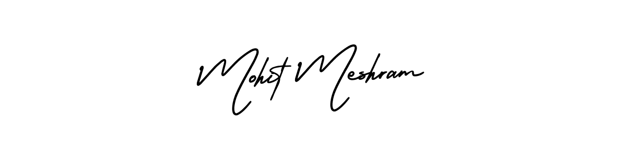 It looks lik you need a new signature style for name Mohit Meshram. Design unique handwritten (AmerikaSignatureDemo-Regular) signature with our free signature maker in just a few clicks. Mohit Meshram signature style 3 images and pictures png