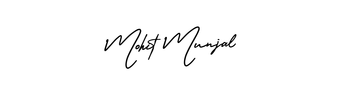 if you are searching for the best signature style for your name Mohit Munjal. so please give up your signature search. here we have designed multiple signature styles  using AmerikaSignatureDemo-Regular. Mohit Munjal signature style 3 images and pictures png