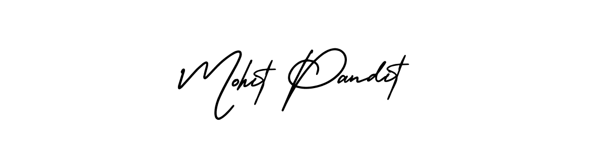 Best and Professional Signature Style for Mohit Pandit. AmerikaSignatureDemo-Regular Best Signature Style Collection. Mohit Pandit signature style 3 images and pictures png