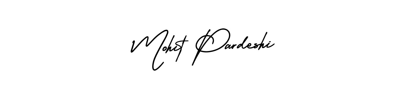 Make a beautiful signature design for name Mohit Pardeshi. With this signature (AmerikaSignatureDemo-Regular) style, you can create a handwritten signature for free. Mohit Pardeshi signature style 3 images and pictures png