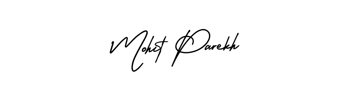 Create a beautiful signature design for name Mohit Parekh. With this signature (AmerikaSignatureDemo-Regular) fonts, you can make a handwritten signature for free. Mohit Parekh signature style 3 images and pictures png