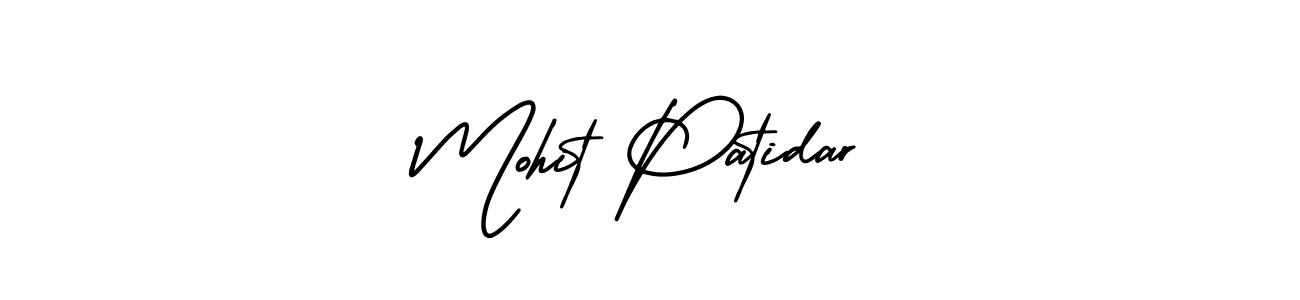 Mohit Patidar stylish signature style. Best Handwritten Sign (AmerikaSignatureDemo-Regular) for my name. Handwritten Signature Collection Ideas for my name Mohit Patidar. Mohit Patidar signature style 3 images and pictures png