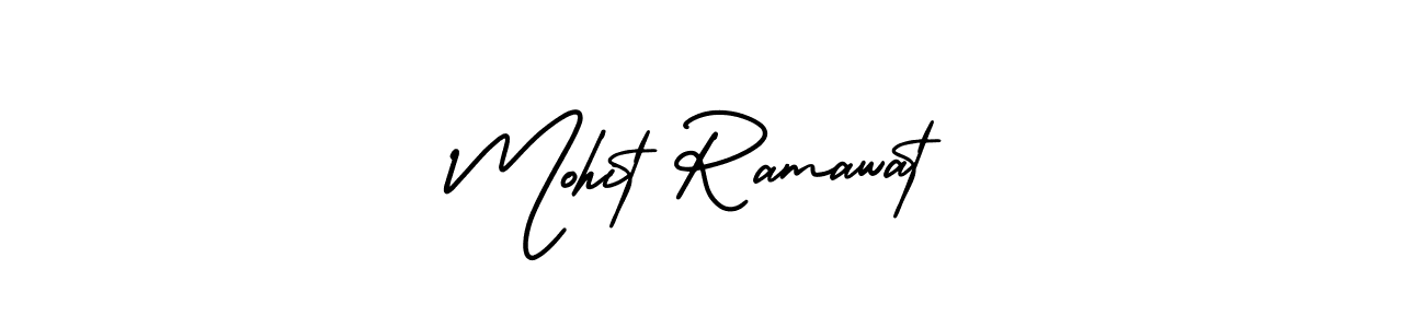 Make a short Mohit Ramawat signature style. Manage your documents anywhere anytime using AmerikaSignatureDemo-Regular. Create and add eSignatures, submit forms, share and send files easily. Mohit Ramawat signature style 3 images and pictures png