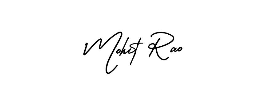 Also we have Mohit Rao name is the best signature style. Create professional handwritten signature collection using AmerikaSignatureDemo-Regular autograph style. Mohit Rao signature style 3 images and pictures png