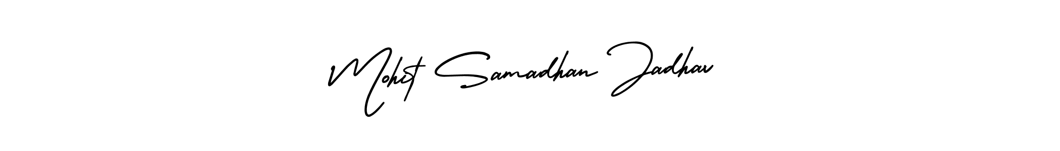 How to make Mohit Samadhan Jadhav signature? AmerikaSignatureDemo-Regular is a professional autograph style. Create handwritten signature for Mohit Samadhan Jadhav name. Mohit Samadhan Jadhav signature style 3 images and pictures png