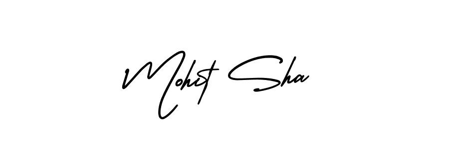This is the best signature style for the Mohit Sha name. Also you like these signature font (AmerikaSignatureDemo-Regular). Mix name signature. Mohit Sha signature style 3 images and pictures png