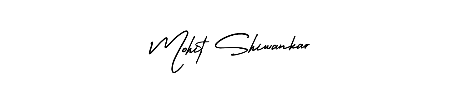 Create a beautiful signature design for name Mohit Shiwankar. With this signature (AmerikaSignatureDemo-Regular) fonts, you can make a handwritten signature for free. Mohit Shiwankar signature style 3 images and pictures png