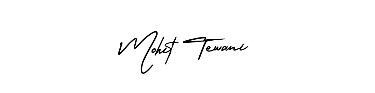 It looks lik you need a new signature style for name Mohit Tewani. Design unique handwritten (AmerikaSignatureDemo-Regular) signature with our free signature maker in just a few clicks. Mohit Tewani signature style 3 images and pictures png