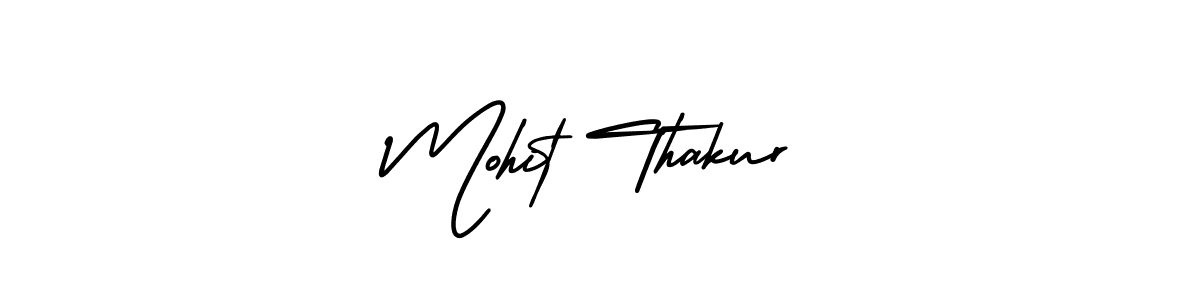 How to make Mohit Thakur signature? AmerikaSignatureDemo-Regular is a professional autograph style. Create handwritten signature for Mohit Thakur name. Mohit Thakur signature style 3 images and pictures png