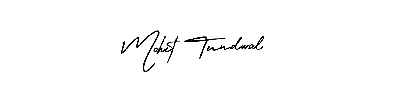 How to make Mohit Tundwal signature? AmerikaSignatureDemo-Regular is a professional autograph style. Create handwritten signature for Mohit Tundwal name. Mohit Tundwal signature style 3 images and pictures png