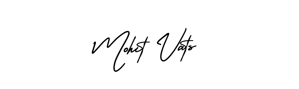 How to make Mohit Vats name signature. Use AmerikaSignatureDemo-Regular style for creating short signs online. This is the latest handwritten sign. Mohit Vats signature style 3 images and pictures png