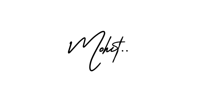 How to Draw Mohit.. signature style? AmerikaSignatureDemo-Regular is a latest design signature styles for name Mohit... Mohit.. signature style 3 images and pictures png