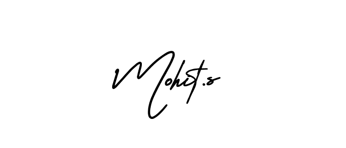 This is the best signature style for the Mohit.s name. Also you like these signature font (AmerikaSignatureDemo-Regular). Mix name signature. Mohit.s signature style 3 images and pictures png