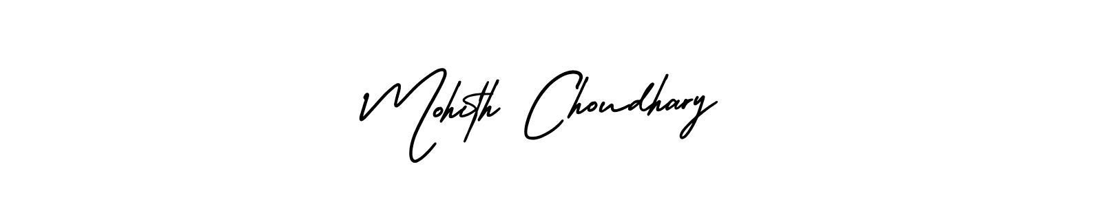 Make a short Mohith Choudhary signature style. Manage your documents anywhere anytime using AmerikaSignatureDemo-Regular. Create and add eSignatures, submit forms, share and send files easily. Mohith Choudhary signature style 3 images and pictures png