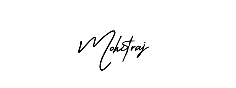 Use a signature maker to create a handwritten signature online. With this signature software, you can design (AmerikaSignatureDemo-Regular) your own signature for name Mohitraj. Mohitraj signature style 3 images and pictures png