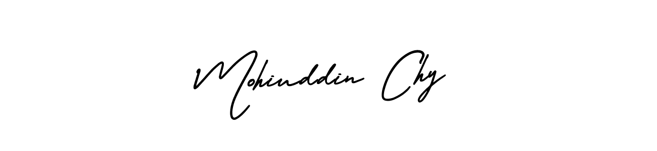 AmerikaSignatureDemo-Regular is a professional signature style that is perfect for those who want to add a touch of class to their signature. It is also a great choice for those who want to make their signature more unique. Get Mohiuddin Chy name to fancy signature for free. Mohiuddin Chy signature style 3 images and pictures png