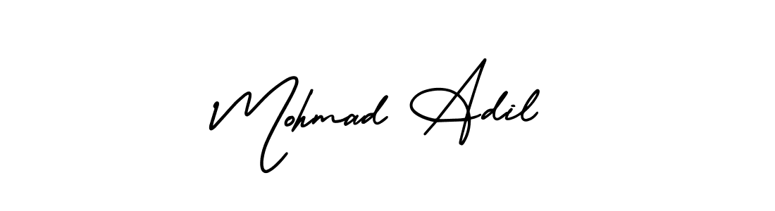 Make a beautiful signature design for name Mohmad Adil. Use this online signature maker to create a handwritten signature for free. Mohmad Adil signature style 3 images and pictures png