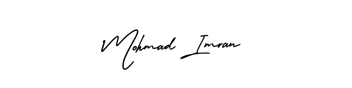 Make a short Mohmad Imran signature style. Manage your documents anywhere anytime using AmerikaSignatureDemo-Regular. Create and add eSignatures, submit forms, share and send files easily. Mohmad Imran signature style 3 images and pictures png