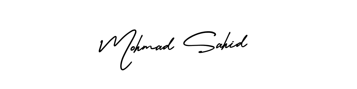 Make a beautiful signature design for name Mohmad Sahid. With this signature (AmerikaSignatureDemo-Regular) style, you can create a handwritten signature for free. Mohmad Sahid signature style 3 images and pictures png