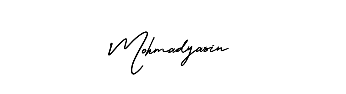 You can use this online signature creator to create a handwritten signature for the name Mohmadyasin. This is the best online autograph maker. Mohmadyasin signature style 3 images and pictures png