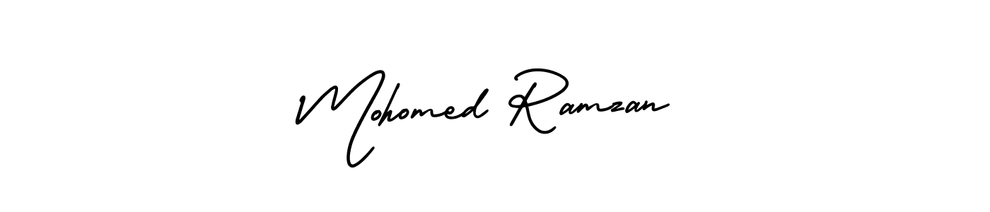 Make a short Mohomed Ramzan signature style. Manage your documents anywhere anytime using AmerikaSignatureDemo-Regular. Create and add eSignatures, submit forms, share and send files easily. Mohomed Ramzan signature style 3 images and pictures png