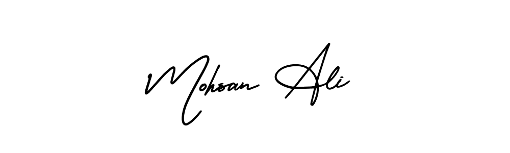 Best and Professional Signature Style for Mohsan Ali. AmerikaSignatureDemo-Regular Best Signature Style Collection. Mohsan Ali signature style 3 images and pictures png