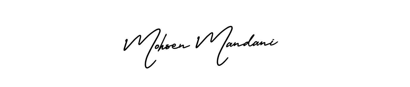 It looks lik you need a new signature style for name Mohsen Mandani. Design unique handwritten (AmerikaSignatureDemo-Regular) signature with our free signature maker in just a few clicks. Mohsen Mandani signature style 3 images and pictures png