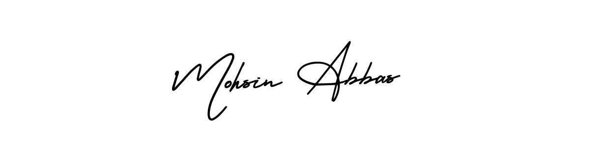 How to make Mohsin Abbas signature? AmerikaSignatureDemo-Regular is a professional autograph style. Create handwritten signature for Mohsin Abbas name. Mohsin Abbas signature style 3 images and pictures png