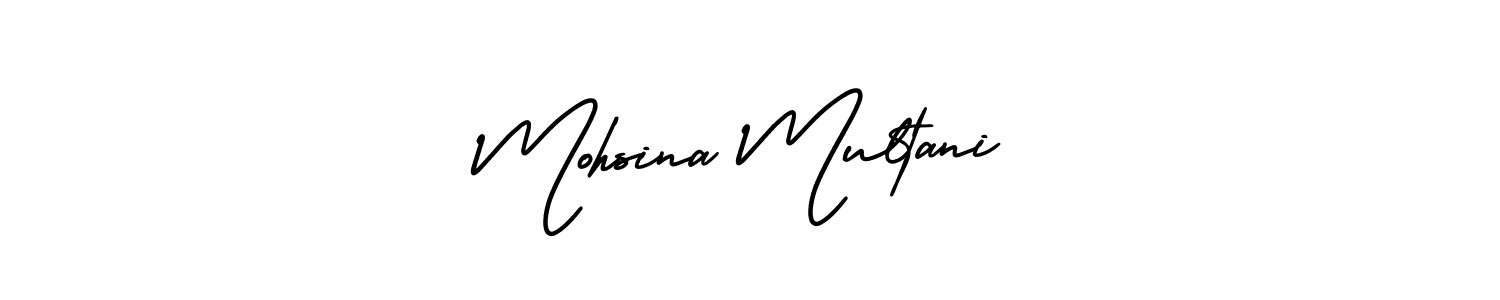 Also You can easily find your signature by using the search form. We will create Mohsina Multani name handwritten signature images for you free of cost using AmerikaSignatureDemo-Regular sign style. Mohsina Multani signature style 3 images and pictures png