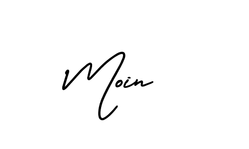 Make a beautiful signature design for name Moin . With this signature (AmerikaSignatureDemo-Regular) style, you can create a handwritten signature for free. Moin  signature style 3 images and pictures png